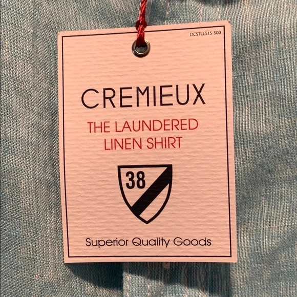 Cremieux Classics 100% Linen Button-Down Shirt - Picture 9 of 9
